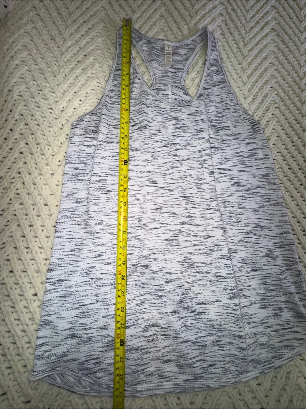 Lululemon Relaxed Fit Racerback Tank Top Size 6 Space Dye